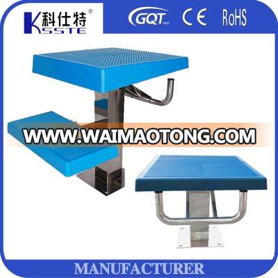 Competition swimming pool starting blocks